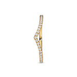 Pandora Shine Sparkling Wishbone sormus 