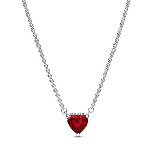 Pandora Sparkling Heart Halo Pendant Collier kaulakoru 392542c01