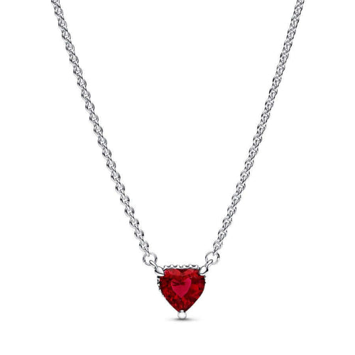 Pandora Sparkling Heart Halo Pendant Collier kaulakoru 392542c01