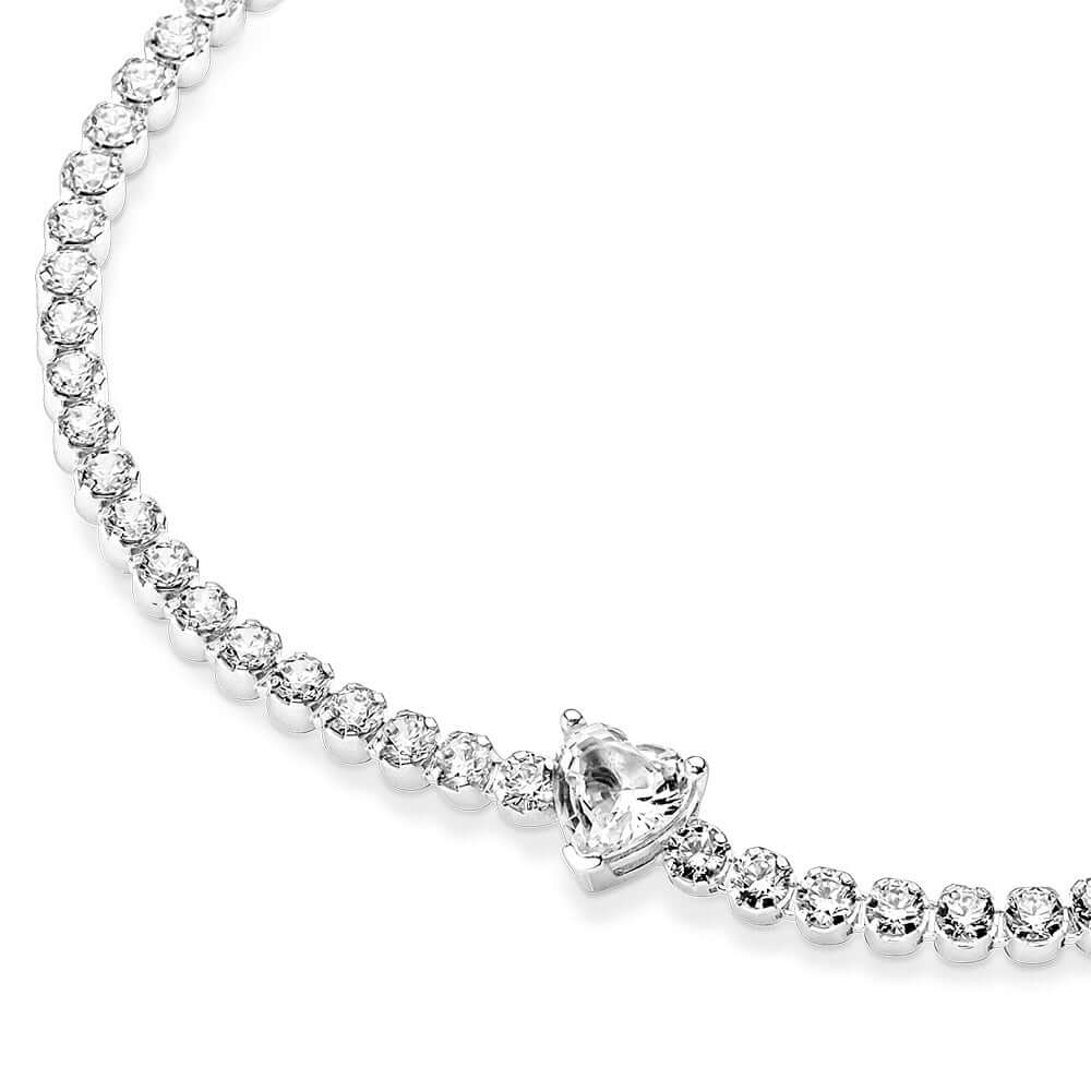 Pandora Sparkling Heart Tennis rannekoru 590041C01