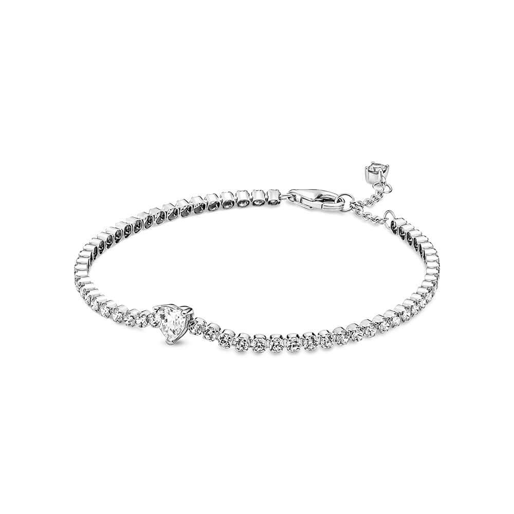 Pandora Sparkling Heart Tennis rannekoru 590041C01