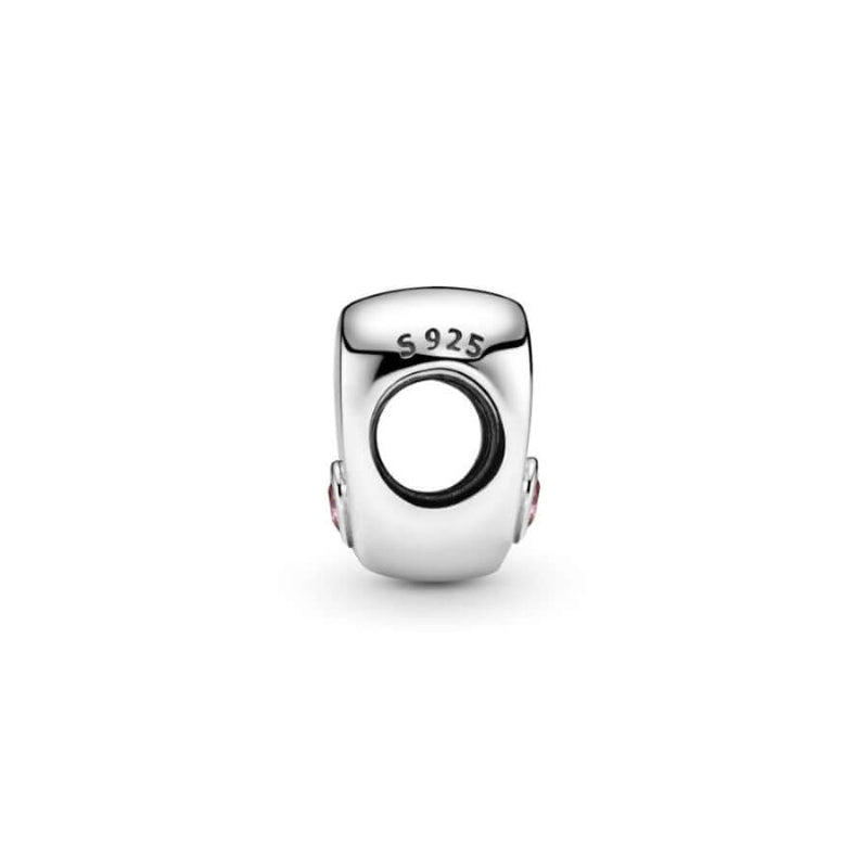 Pandora Sister's Love Charm Hela 791946PCZ, sydämenmuotoinen helmi, jossa vaaleanpunaiset zirkonit.