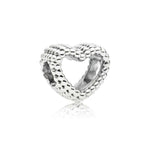 Pandora Beaded Heart Charm Hela 797516