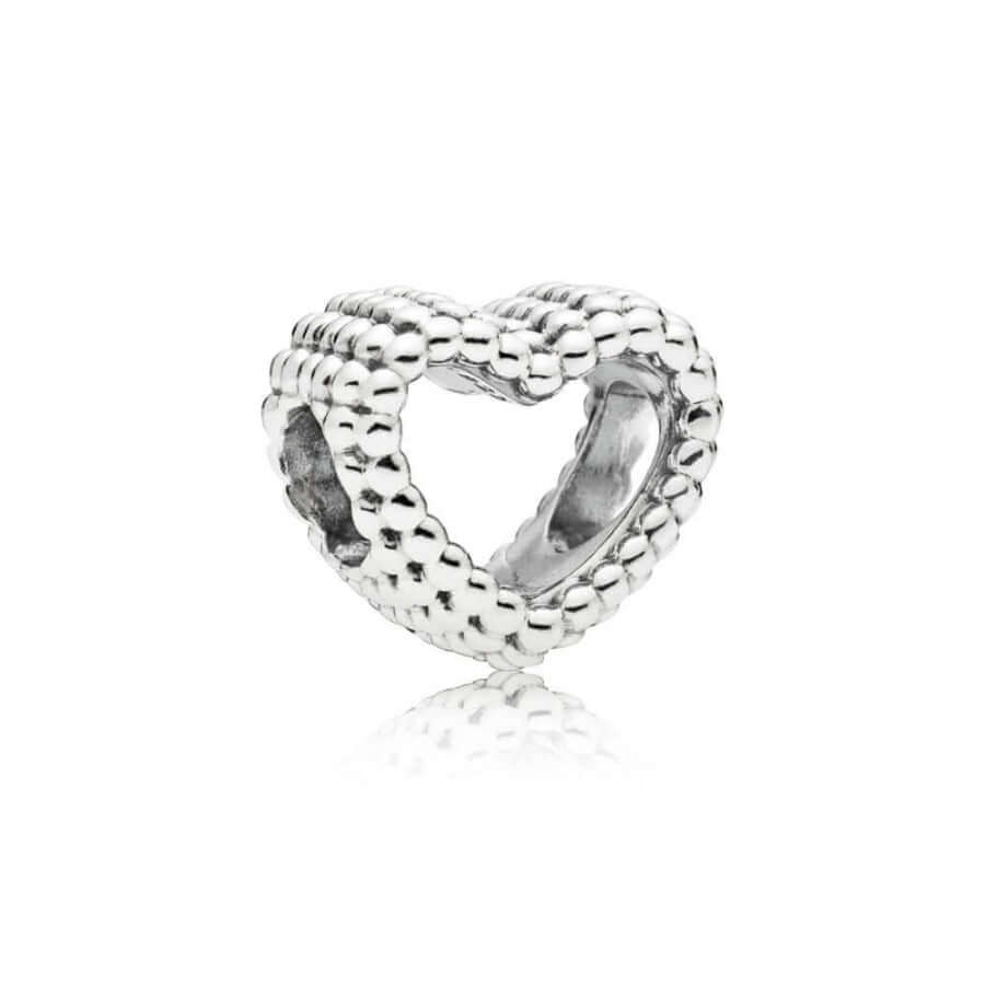 Pandora Beaded Heart Charm Hela 797516