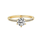 Pandora Sparkling Crown Solitaire sormus
