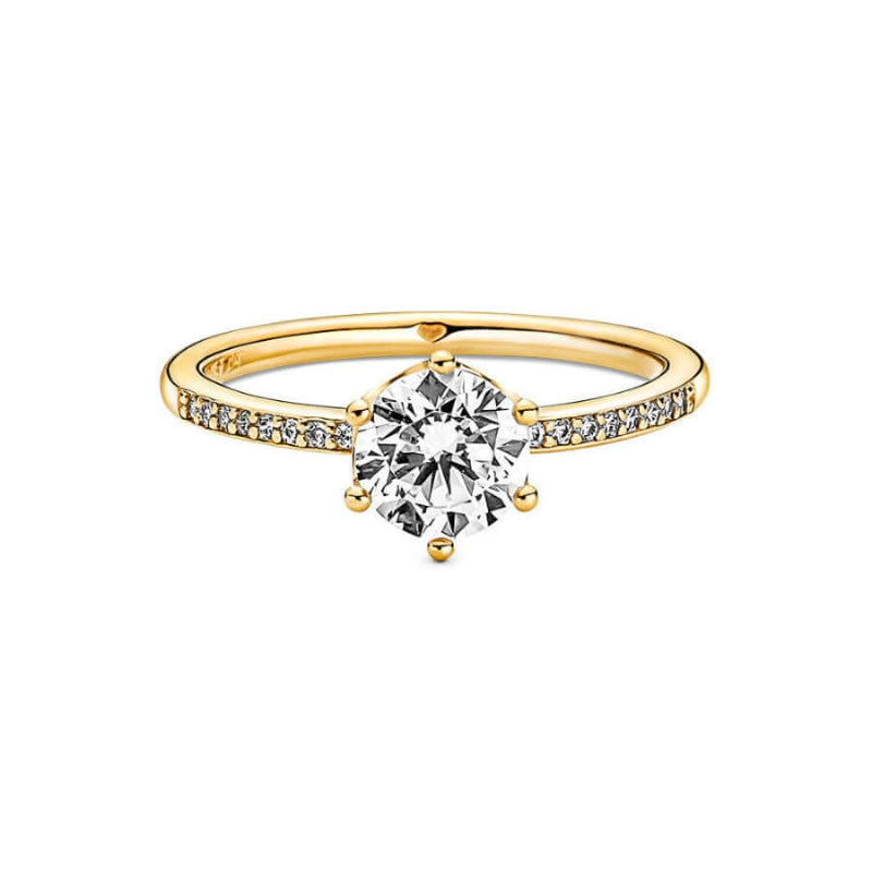 Pandora Sparkling Crown Solitaire sormus