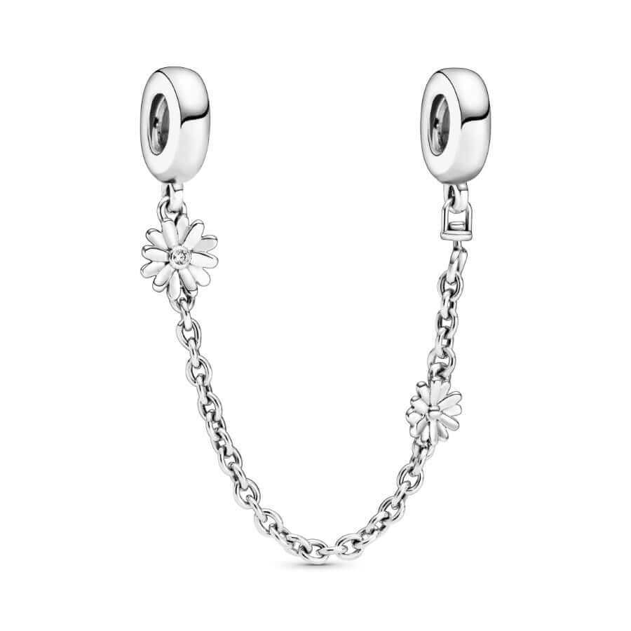 Pandora Moments Daisy Flower Safety Chain turvaketju 798764C01-05