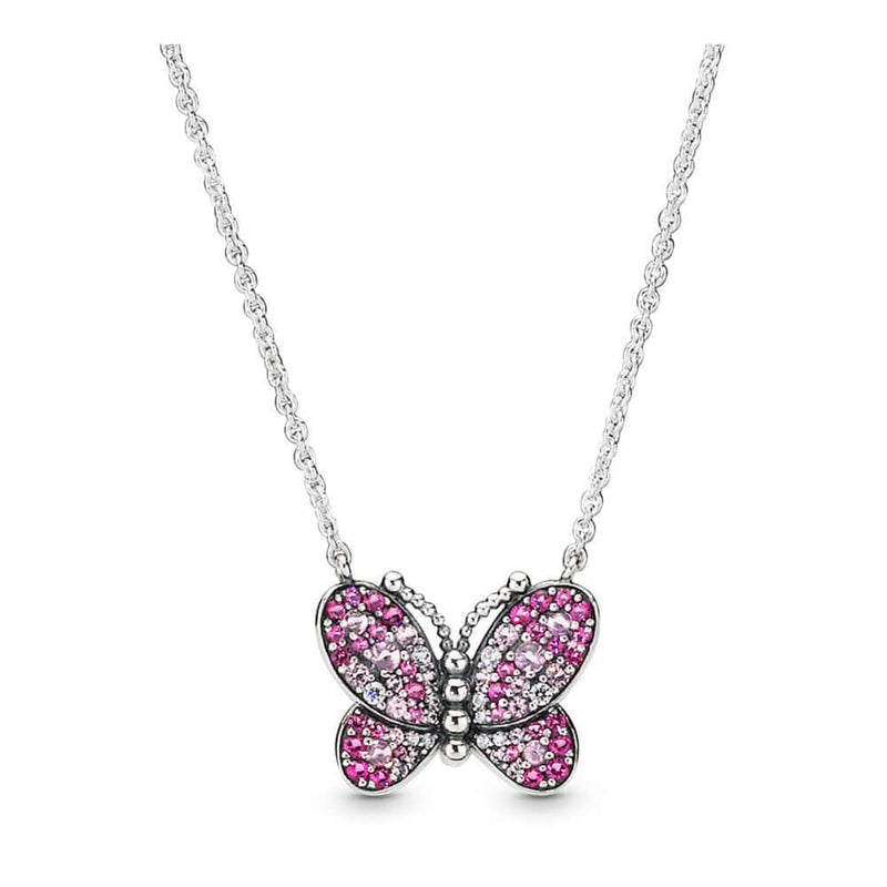 Pandora Dazzling Pink Butterfly kaulakoru