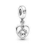 Pandora Friends Forever Heart Dangle charm hela 799294c01