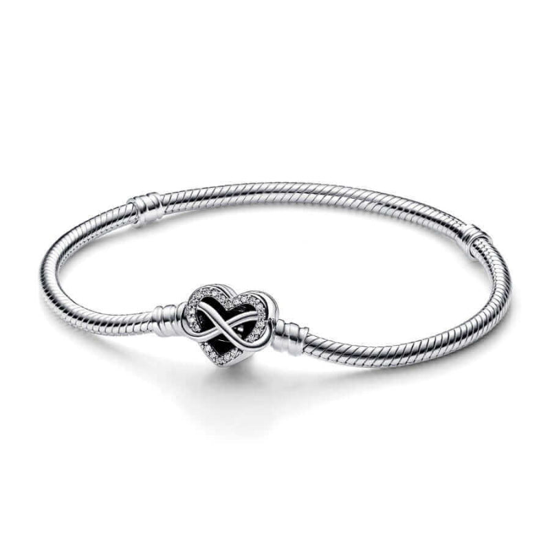 Pandora Moments Sparkling Infinity Heart Clasp rannekoru 592645C01