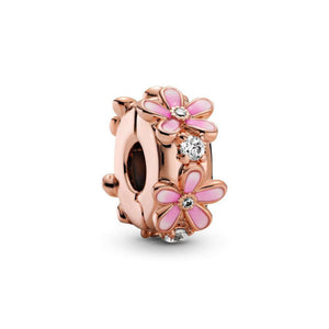 Pandora Pink Daisy Spacer Clip Lukkopala 788809C01