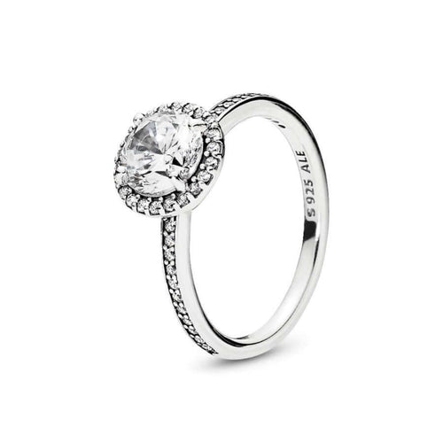 Pandora Round Sparkle sormus 196250CZ