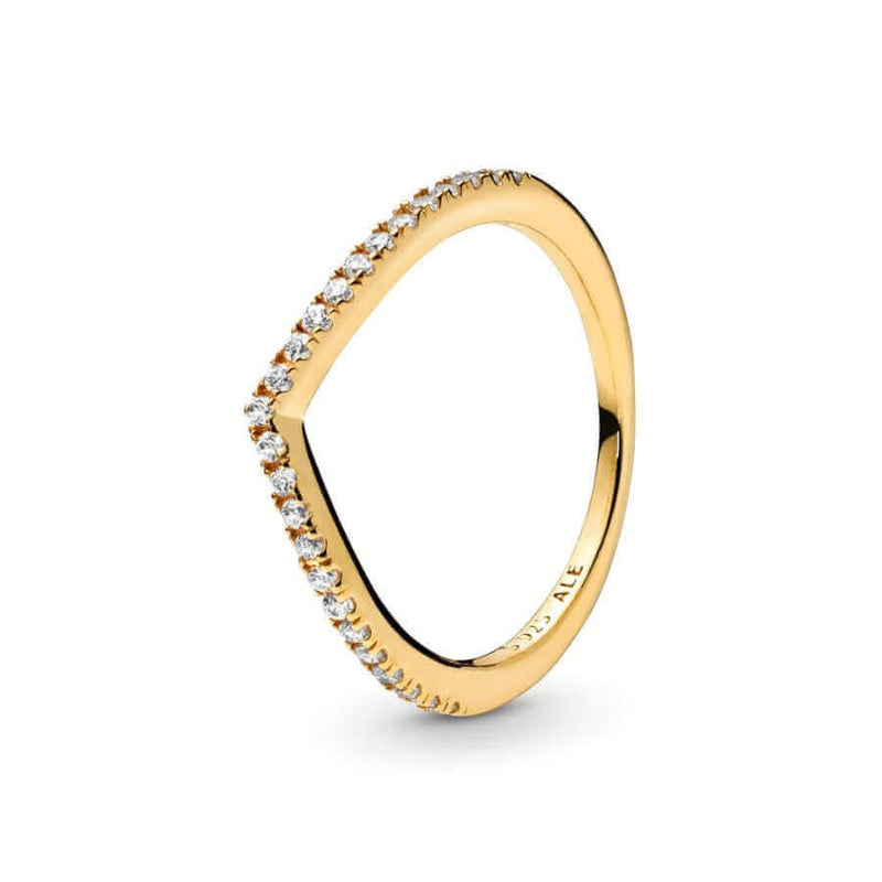 Pandora Shine Sparkling Wishbone sormus 168758C01