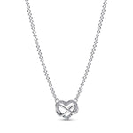 Pandora Sparkling Infinity Heart Collier 392666C01