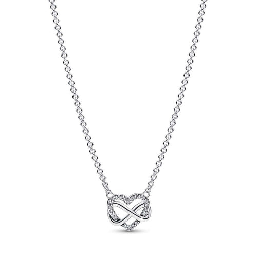 Pandora Sparkling Infinity Heart Collier kaulakoru 392666C01