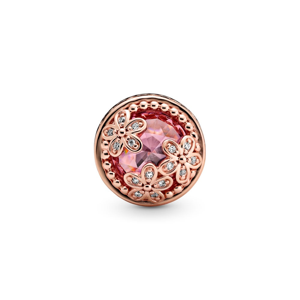 Pandora Rose Sparkling Pink Daisy Flower Charm Hela 782055C01