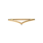 Pandora Shine Polished Wishbone sormus 