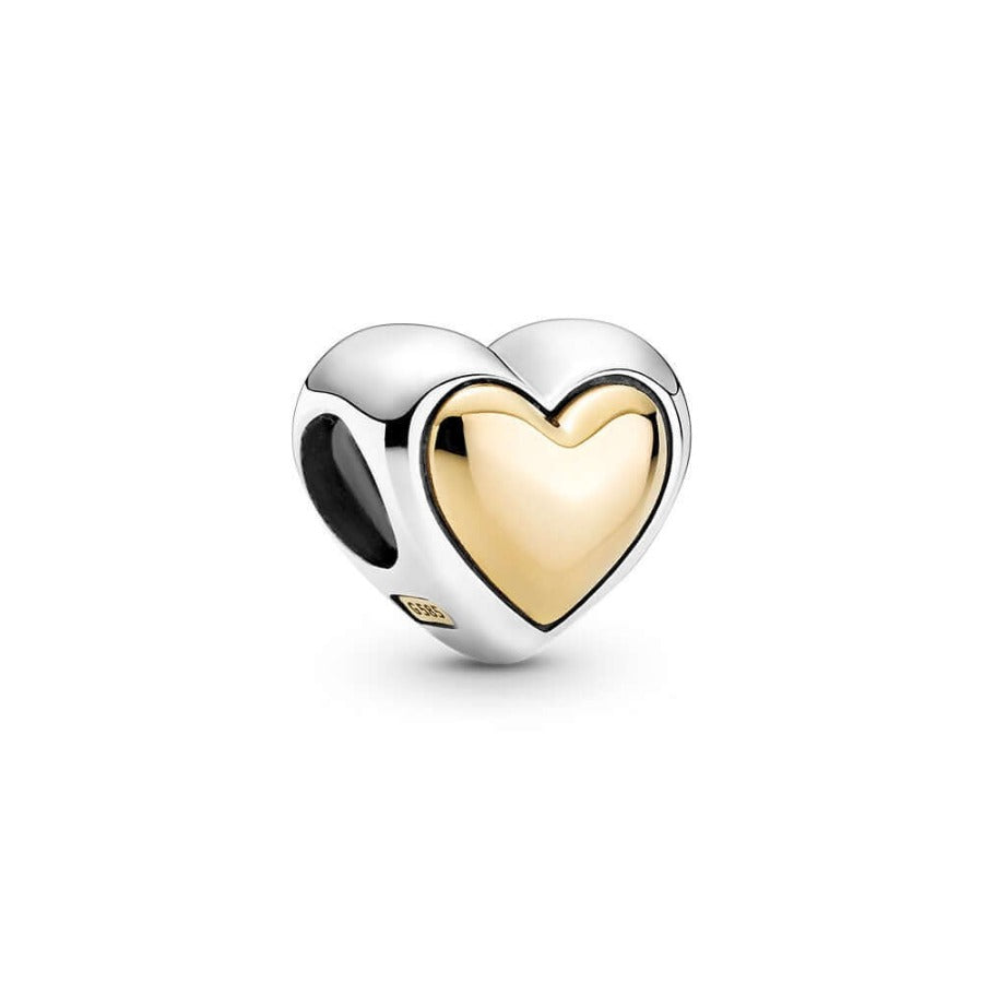 Pandora Domed Golden Heart Hela 799415C00