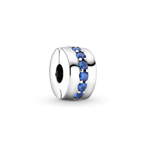 Pandora Blue Sparkle Clip lukkopala 791972C01