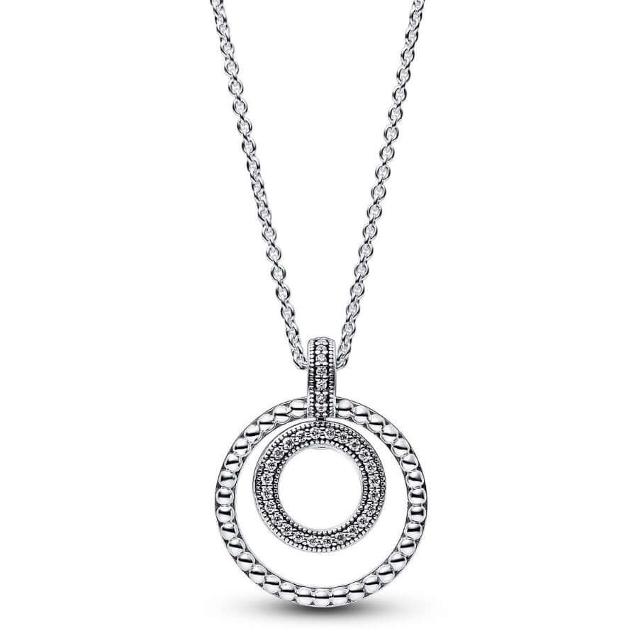 Pandora Signature Pavé & Beads kaulakoru 392308c01