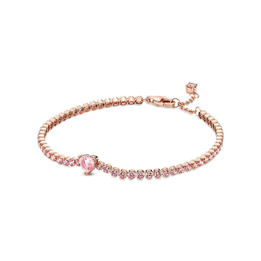 Pandora Sparkling Heart Tennis rannekoru 580041c01