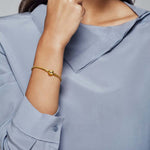 Pandora Moments Shine Smooth Clasp Rannekoru 568748C00