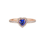 Pandora Sparkling Blue Elevated Heart 188421C01