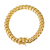 Bosie kullanvärinen panssariranneketju 14 mm c-sbn-14g-30
