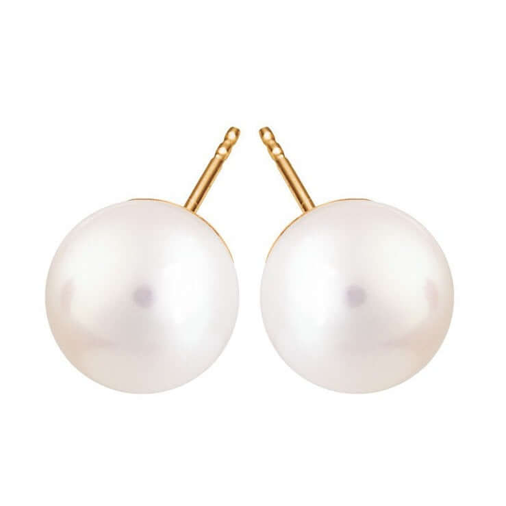  Pirami kultaiset helmikorvakorut (6 mm)