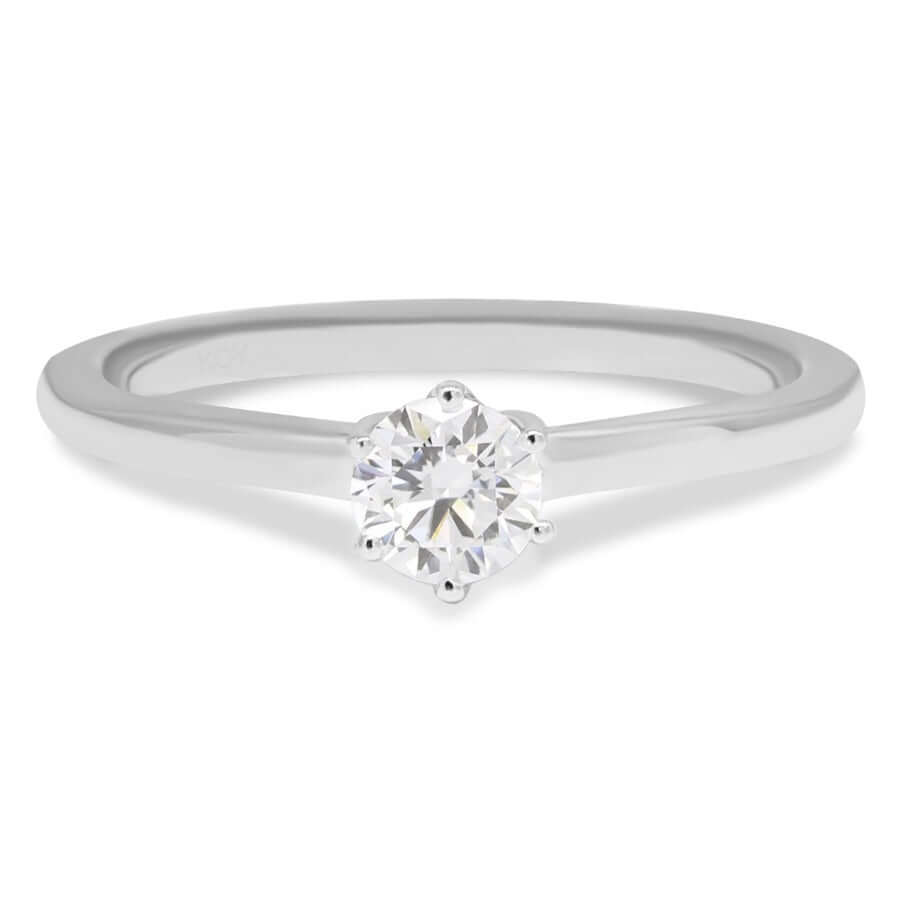 Beat Of Love Harmonia Timanttisormus R-8033-033LD, jossa yksi brillanteilla hionnatulla 0,33 ct laboratoriotimantti.
