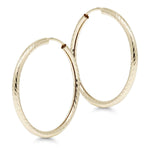 Kultaiset korvarenkaat RI-600-1.5x23mm