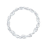 Tammi Jewellery Hopeinen Sademetsä Rannekoru S2295