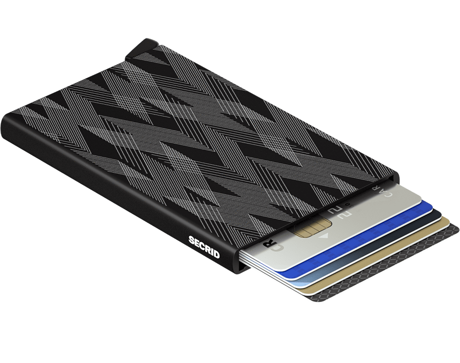 Secrid Cardprotector Laser Zigzag Black korttikotelo