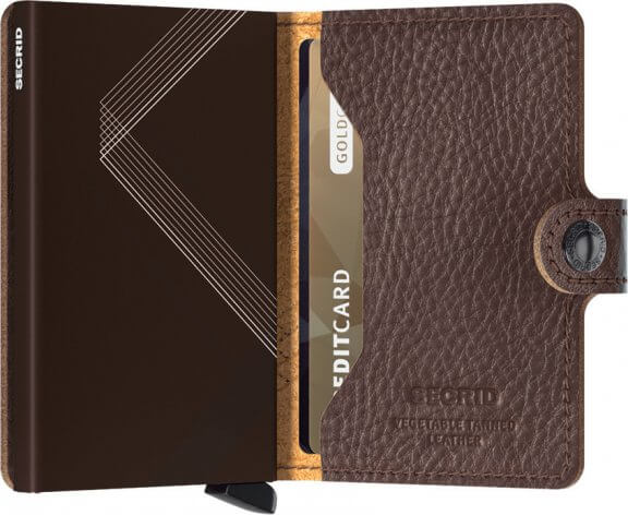 Secrid Miniwallet Stitch Linea Espresso lompakko