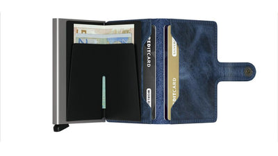 Secrid Miniwallet Vintage Blue lompakko