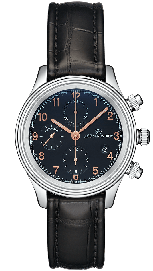 Sjöö Sandström Royal Steel Chronograph 42 mm 012833