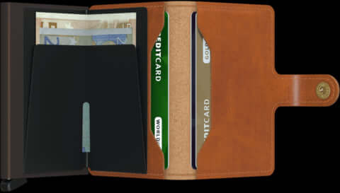  Secrid Miniwallet Original Cognac lompakko