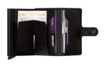 Secrid Miniwallet Crisple Black lompakko
