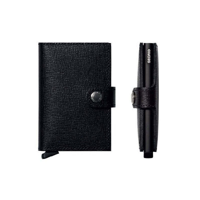 Secrid Miniwallet Crisple Black lompakko
