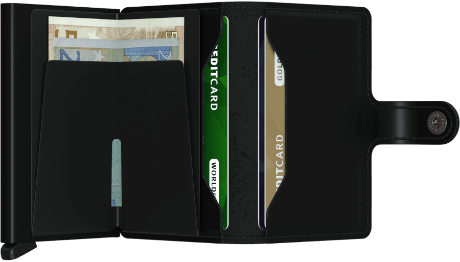 Secrid Miniwallet Matte Black lompakko