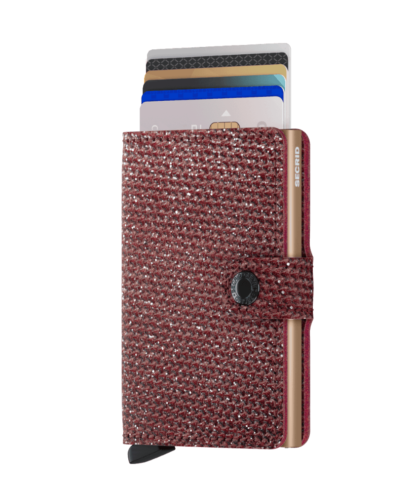 Secrid miniwallet sparkle red lompakko