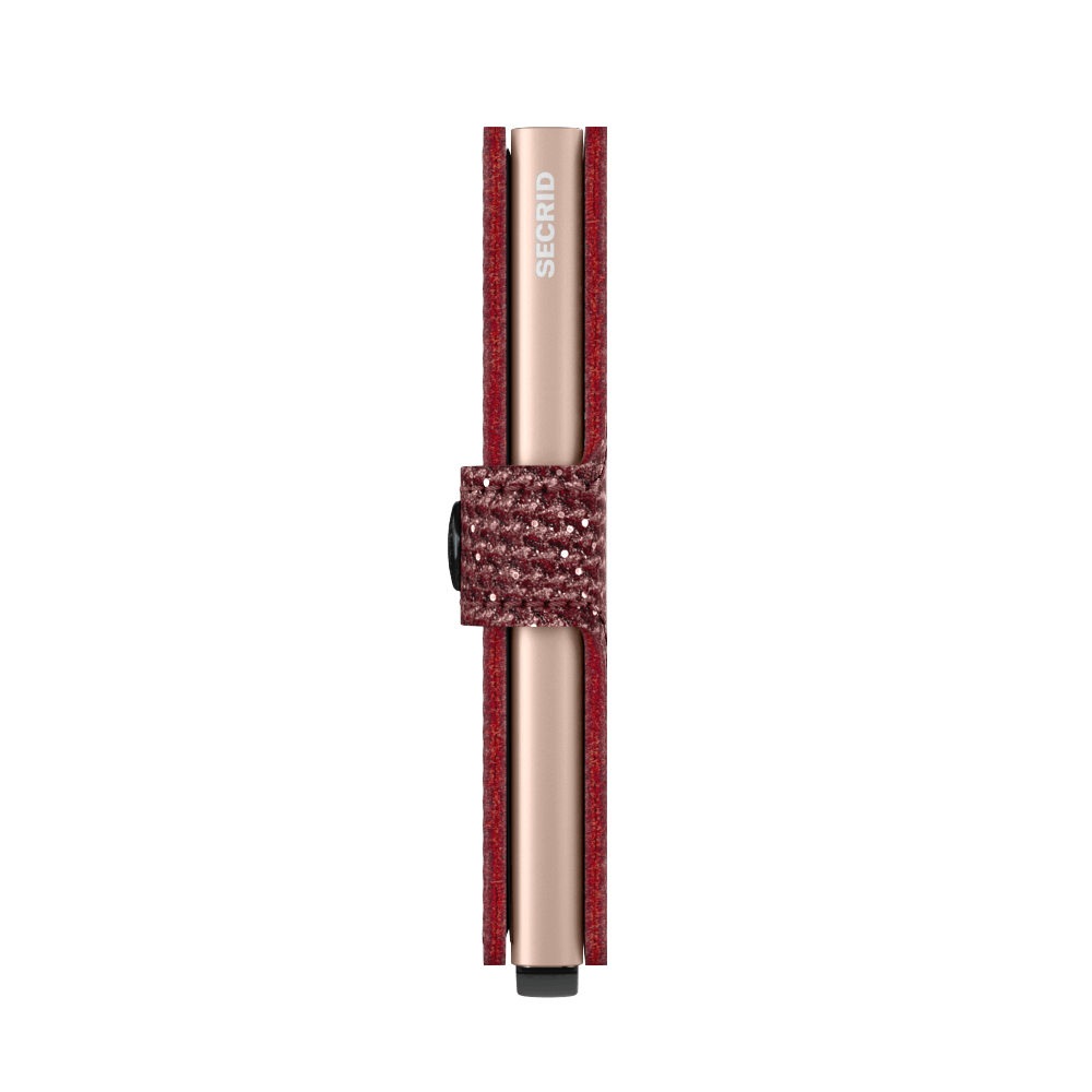 Secrid miniwallet sparkle red lompakko