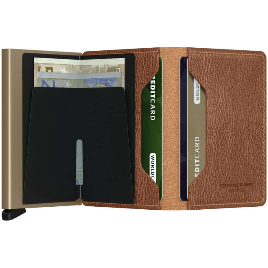Secrid Slimwallet Veg Caramello Sand lompakko