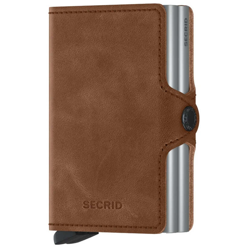 Secrid Twinwallet Vintage Cognac Silver lompakko