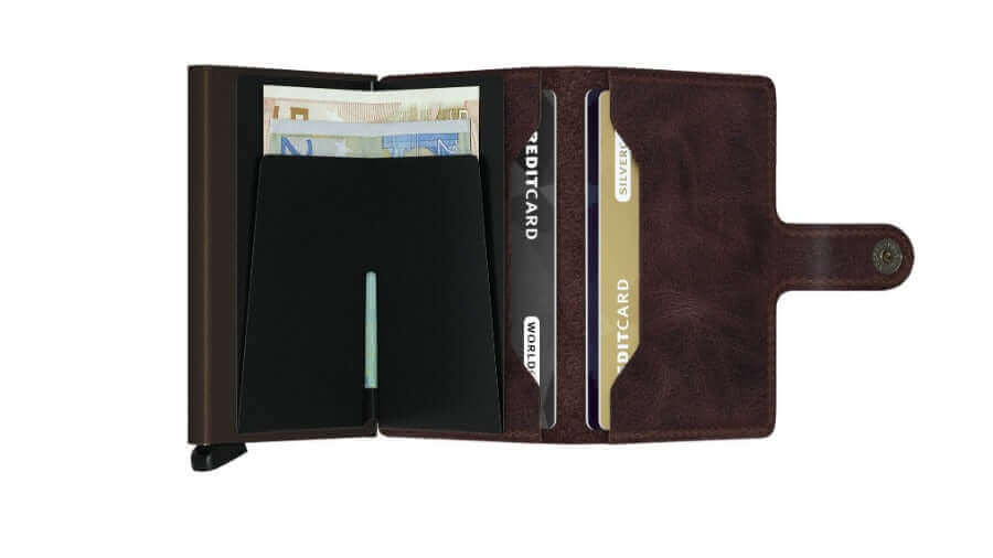 Secrid Miniwallet Vintage Chocolate lompakko