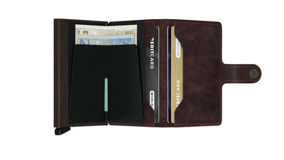 Secrid Miniwallet Vintage Chocolate lompakko