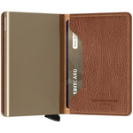 Secrid Slimwallet Veg Caramello Sand lompakko