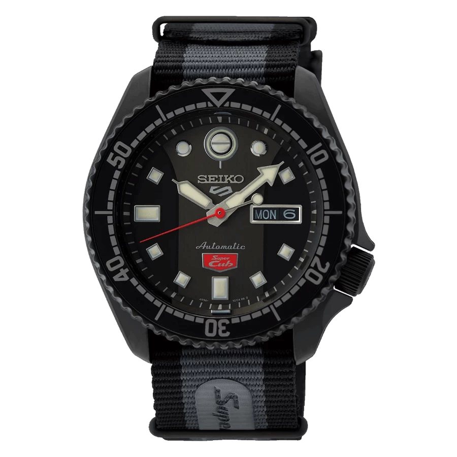 SEIKO 5 AUTOMATIC HONDA SUPER CUB SRPJ75K1