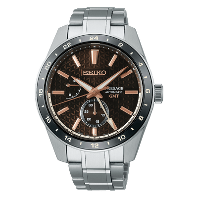 SEIKO PRESAGE SHARP EDGED SERIES GMT AUTOMAATTIKELLO SPB275J1