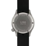 Sinn U50 Diving Watch 1050.030 takakansi, jossa 500 m vesitiiviys ja kestävä materiaalivalinta.